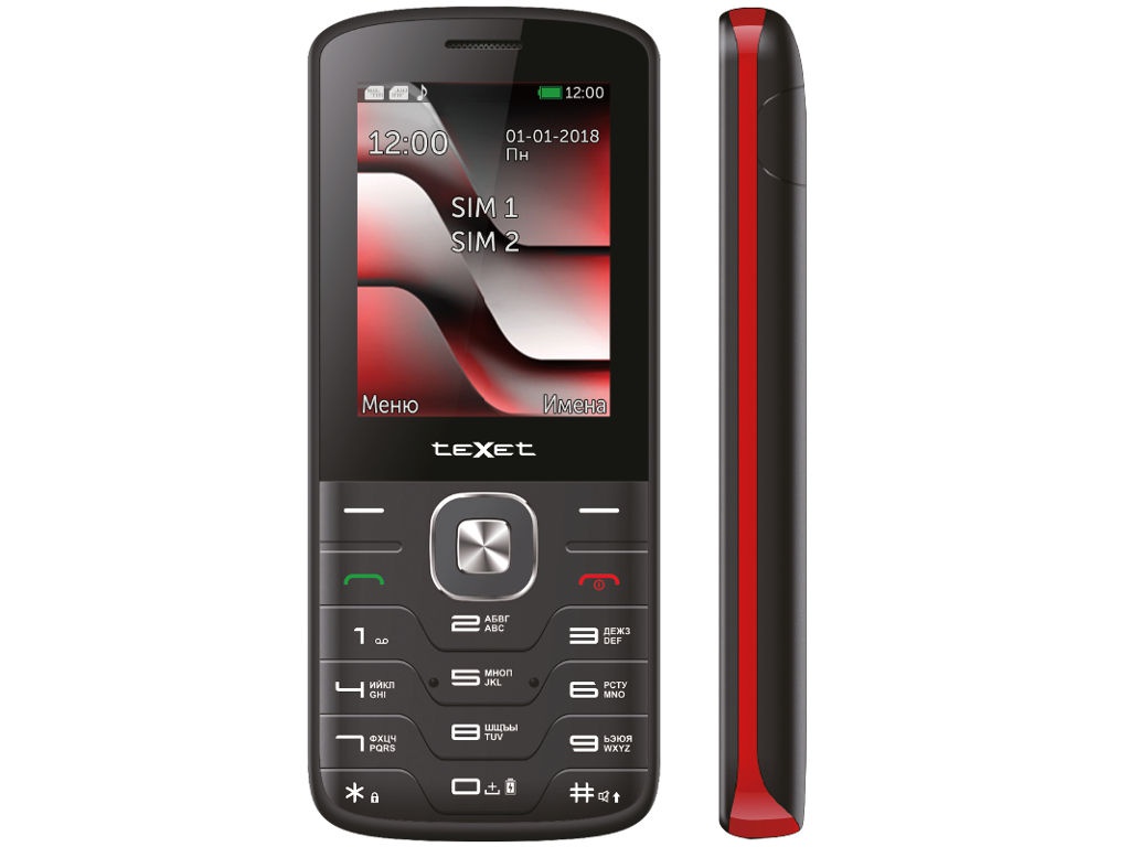 цены Сотовый телефон teXet TM-D329 Black-Red