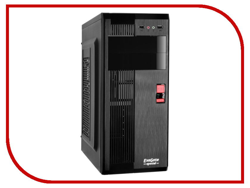 все цены на Корпус ExeGate AA-325L w/o PSU Black онлайн