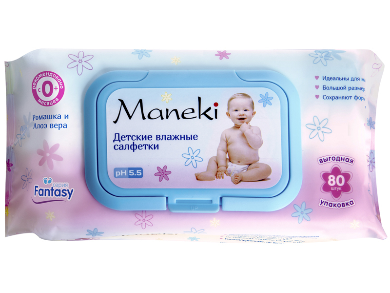 Салфетки Maneki Fantasy 80шт WT1200
