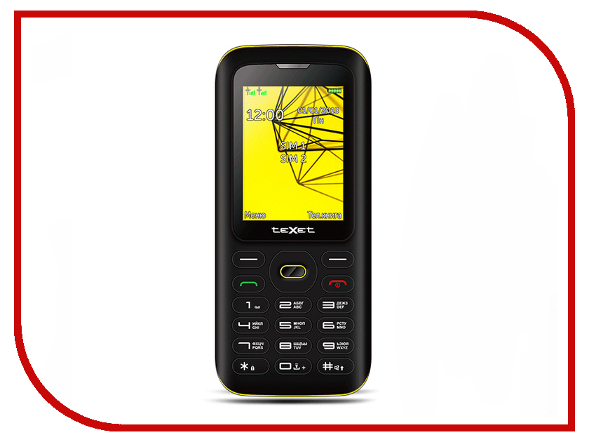 все цены на Сотовый телефон teXet TM-517R Black-Yellow онлайн