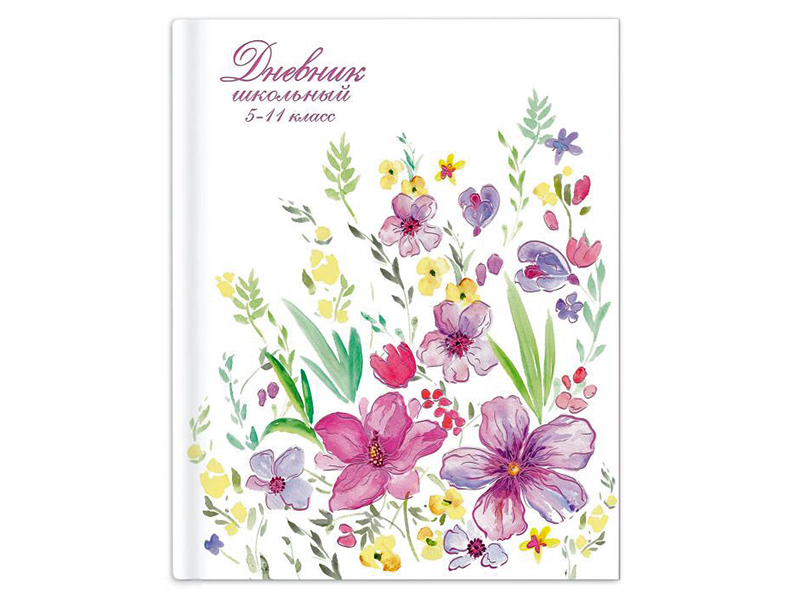 Дневник школьный для 5-11 класса Феникс+ Весенние цветы 46885