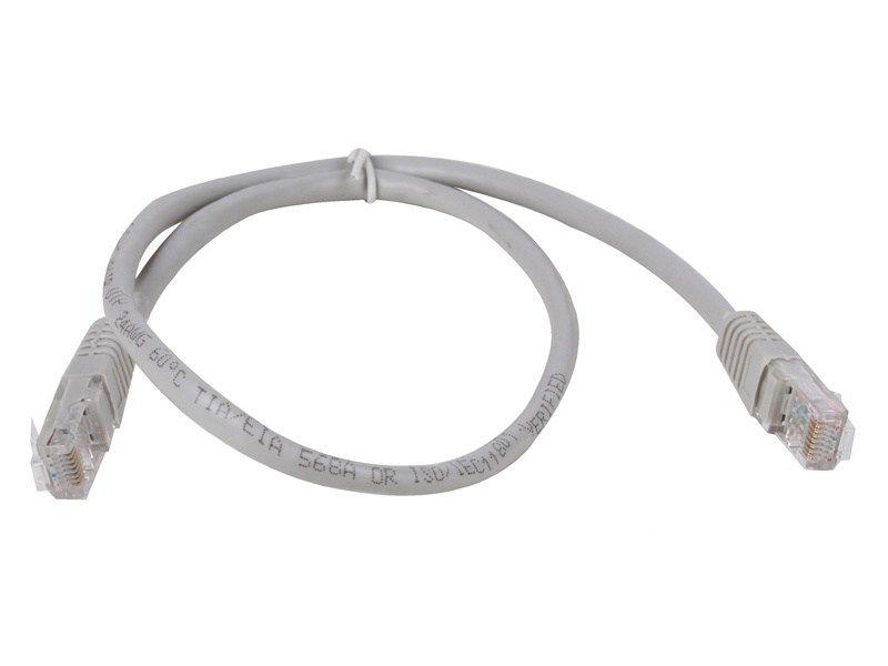 Сетевой кабель AOpen UTP cat.5e ANP511 0.5m Grey ANP511_0.5M
