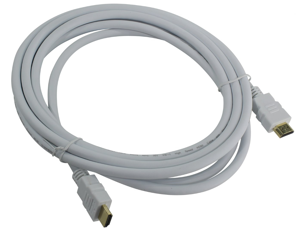 Аксессуар AOpen HDMI 19M ver 2.0 3m White ACG711W-3M