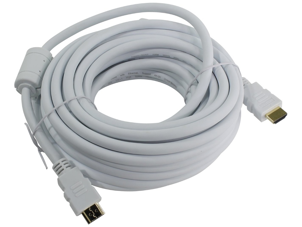 Аксессуар AOpen HDMI 19M ver 2.0 10m White ACG711DW-10M