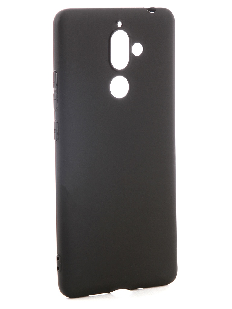 Аксессуар Чехол Pero для Nokia 7 Plus Soft Touch Black PRSTC-N7PB