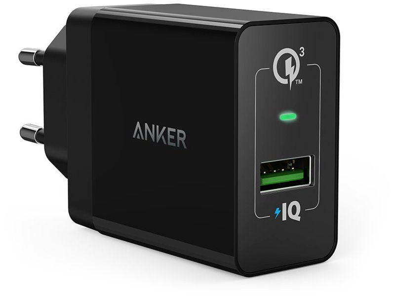 Зарядное устройство Anker PowerPort+ Quick Charge 3.0 Black B2013L12