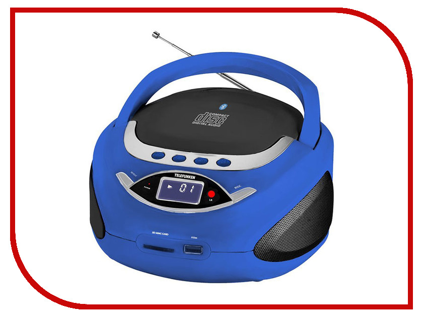 Магнитола TELEFUNKEN TF-CSRP3494B Blue