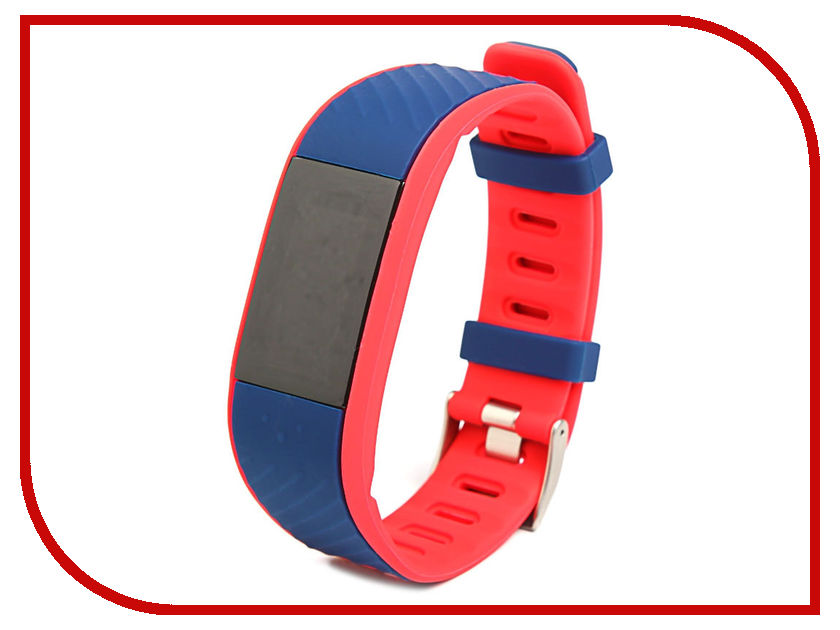 все цены на Умный браслет Qumann QSB 12 Deep Blue-Red онлайн