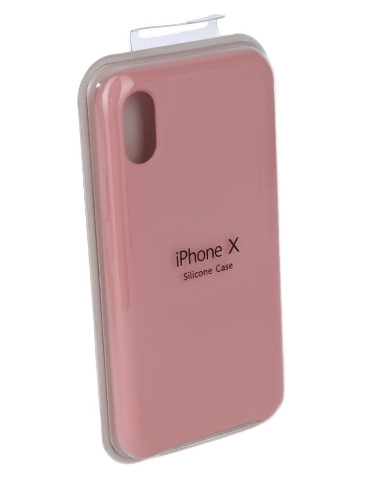 Аксессуар Чехол Innovation для APPLE iPhone X Silicone Case Dark Pink 10632