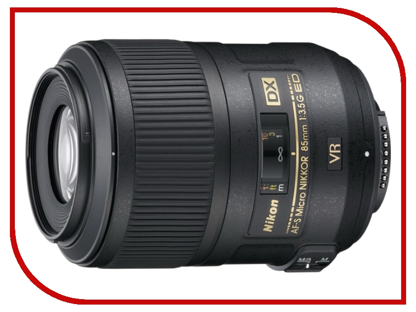  Nikon 85mm f / 3.5G ED VR DX AF-S Micro-Nikkor