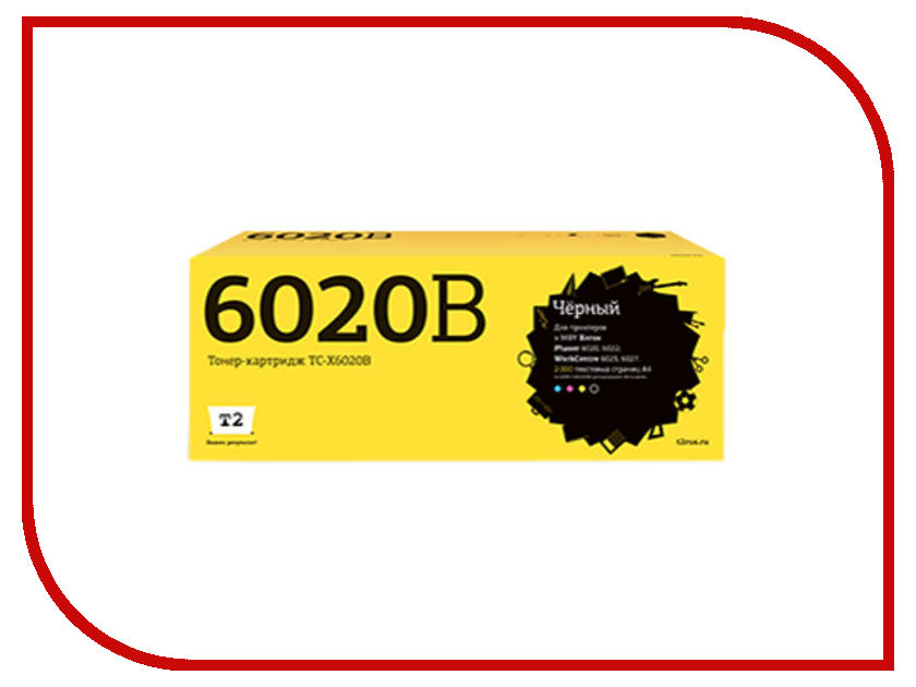 Картридж T2 TC-X6020B Black для Xerox Phaser 6020/6022/WorkCentre 6025/6027 с чипом Картридж T2 TC-X6020B Black для Xerox Phaser 6020/6022/WorkCentre 6025/6027 с чипом