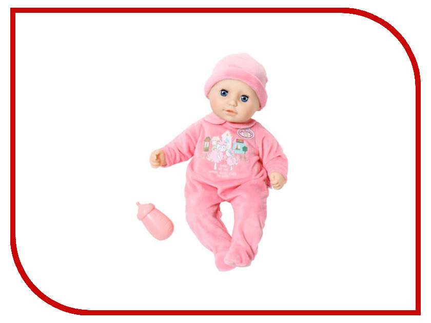 Кукла Zapf Creation My First Baby Annabell с бутылочкой 700-532 кукла baby the club my sister с аксессуарами t10755