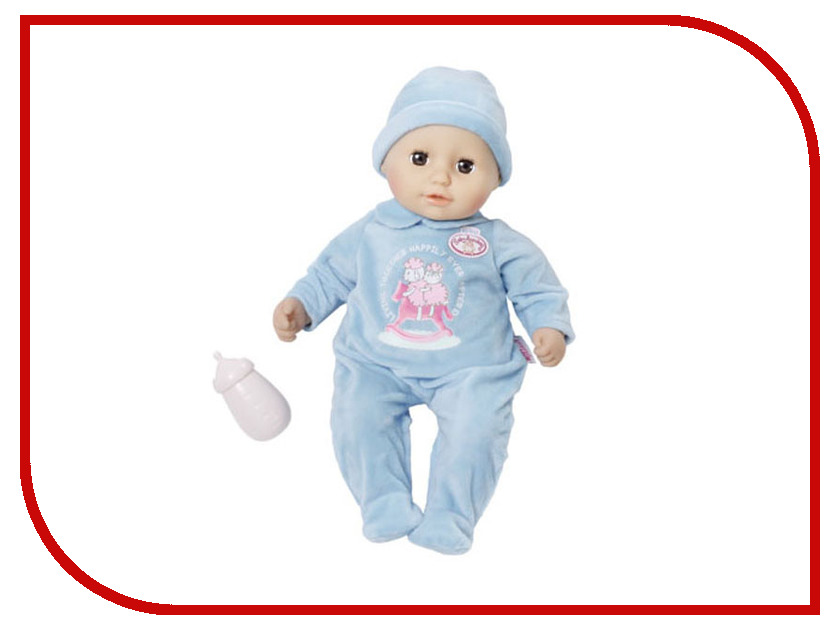 Кукла Zapf Creation My First Baby Annabell Мальчик с бутылочкой 700-549 кукла baby the club my sister с аксессуарами t10755