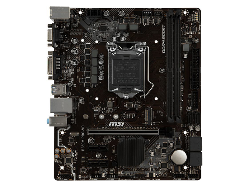 цены на Материнская плата MSI B360M PRO-VD