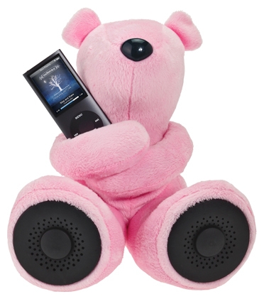  Колонка Медведь с колонками Hi-Fun Hi-George для iPhone / iPod Light Pink