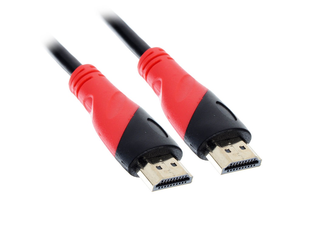 Аксессуар Leben HDMI-HDMI 2.0 4К 1.5m Black-Red 901-089