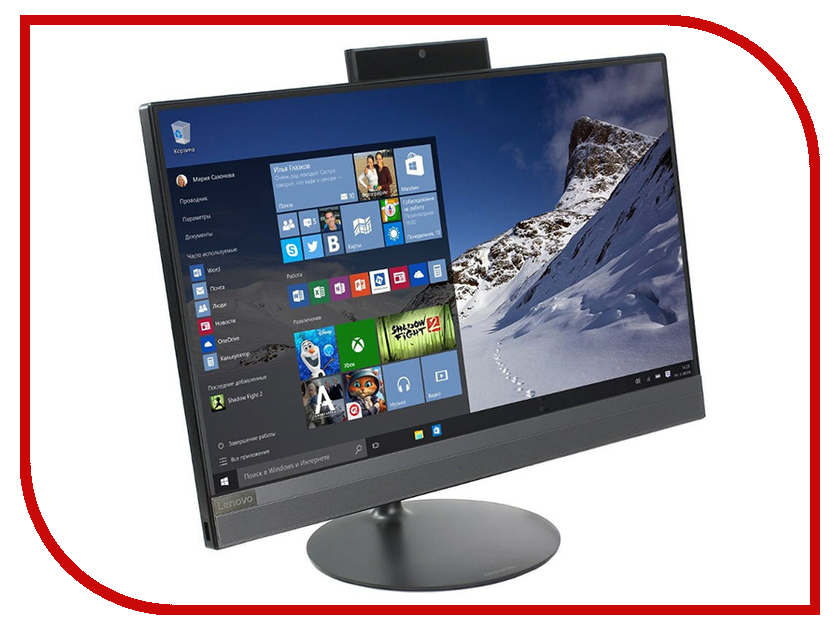 Моноблок Lenovo IdeaCentre AIO 520-22IKU F0D500EGRK Black (Intel Core i3-7020U 2.3 GHz/8192Mb/1000Gb/DVD-RW/Intel HD Graphics/Wi-Fi/Bluetooth/Cam/21.5/1920x1080/Windows 10 64-bit)