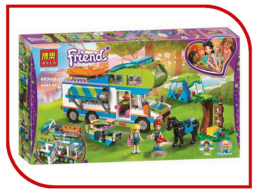 Конструктор Bela Friends Дом на колёсах 493 дет.10858