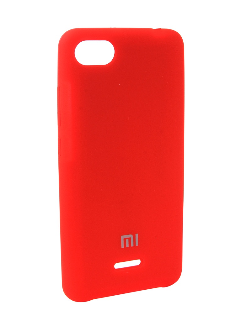 Аксессуар Чехол Innovation для Xiaomi Redmi 6A Silicone Red 12579