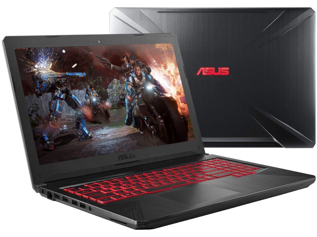 Ноутбук ASUS FX504GD-E4994 90NR00J3-M17810 Gunmetal (Intel Core i5-8300H 2.3 GHz/12288Mb/1000Gb + 128Gb SSD/No ODD/nVidia GeForce GTX 1050 2048Mb/Wi-Fi/Bluetooth/Cam/15.6/1920x1080/DOS)