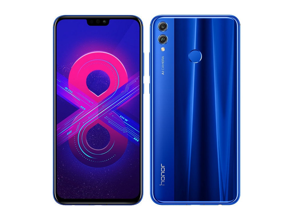 все цены на Сотовый телефон Honor 8X 4/64GB Blue онлайн