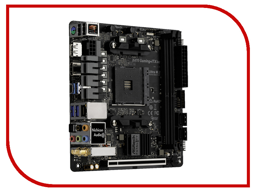 все цены на Материнская плата ASRock Fatal1ty X470 Gaming-ITX/ac онлайн