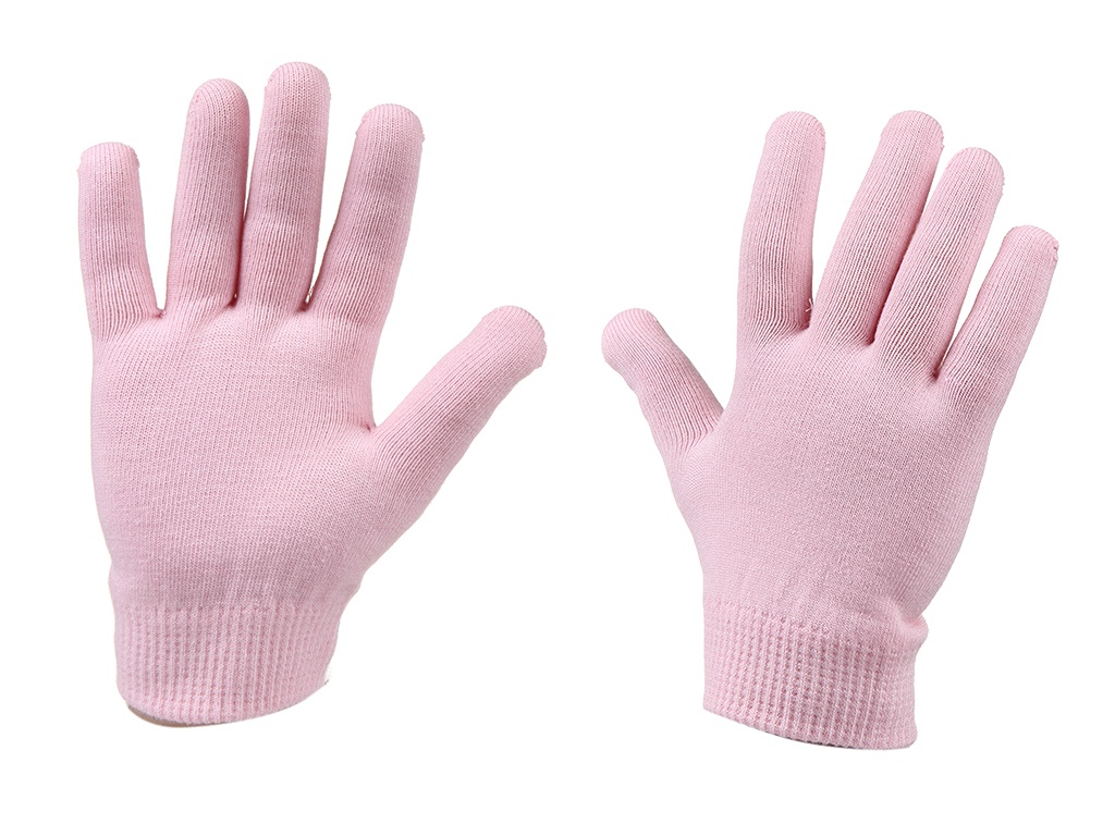 фото Маска-перчатки bradex увлажняющие, гелевые многоразового использования pink kz 0529