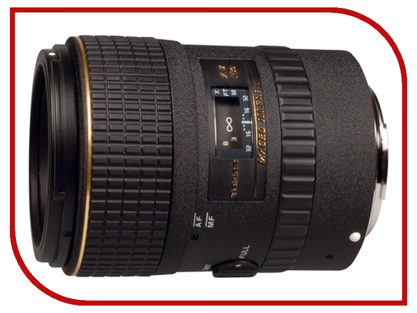  Tokina Canon AF 100 mm F / 2.8 AT-X Pro D Macro