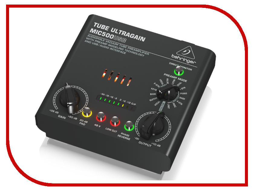 все цены на Аудиоинтерфейс Behringer MIC500USB онлайн