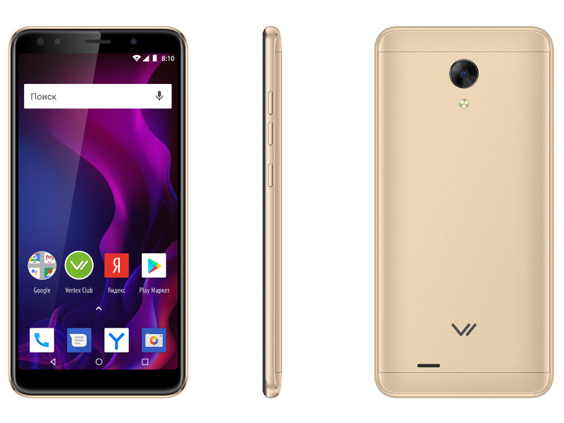 Сотовый телефон Vertex Impress Zeon Gold