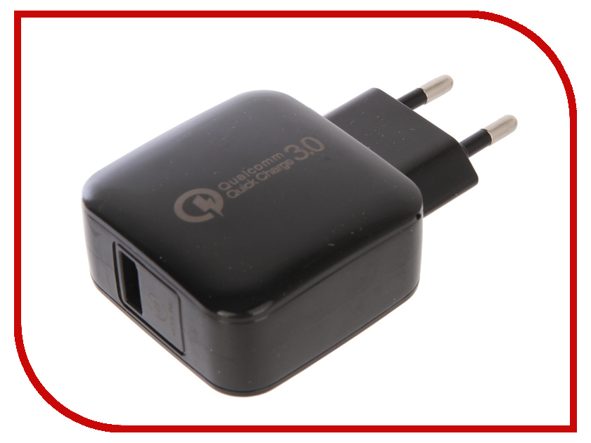 Зарядное устройство Red Line NQC-4 Tech USB QC 3.0 Black УТ000016520