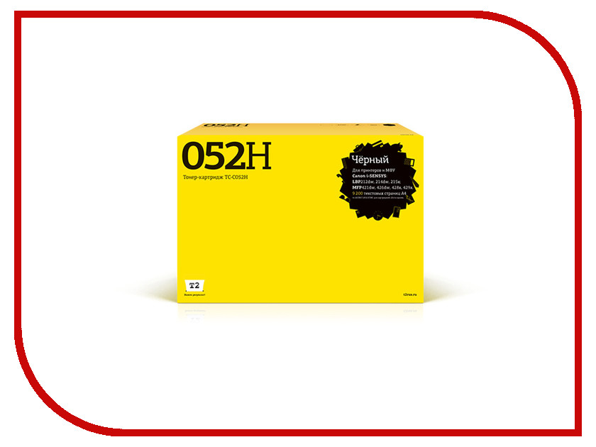 Картридж T2 TC-C052H для Canon i-SENSYS LBP212dw/214dw/215x/MF421dw/428x/426dw/429x Black, TC-C052H
Картридж T2 TC-C052H для Canon i-SENSYS LBP212dw/214dw/215x/MF421dw/428x/426dw/429x Black, TC-C052H