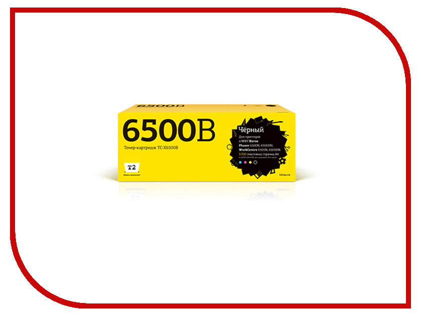 Картридж T2 TC-X6500B для Xerox Phaser 6500N/6500DN/WorkCentre 6505N/6505DN Black Картридж T2 TC-X6500B для Xerox Phaser 6500N/6500DN/WorkCentre 6505N/6505DN Black