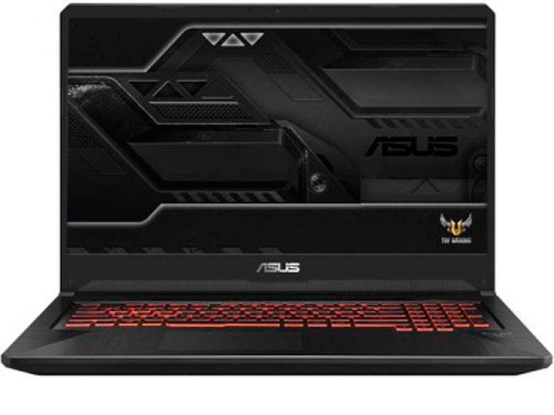 Ноутбук ASUS ROG FX705GD-EW081 Black 90NR0112-M01660 (Intel Core i5-8300H 2.3 GHz/8192Mb/1000Gb+128Gb SSD/nVidia GeForce GTX 1050 4096Mb/Wi-Fi/Bluetooth/Cam/17.3/1920x1080/DOS)