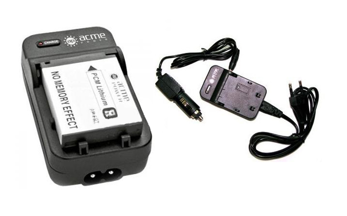 AcmePower - Зарядное устройство AcmePower AP CH-P1640 for Panasonic VW-VBN130 / VBN260 (Авто+сетевой)