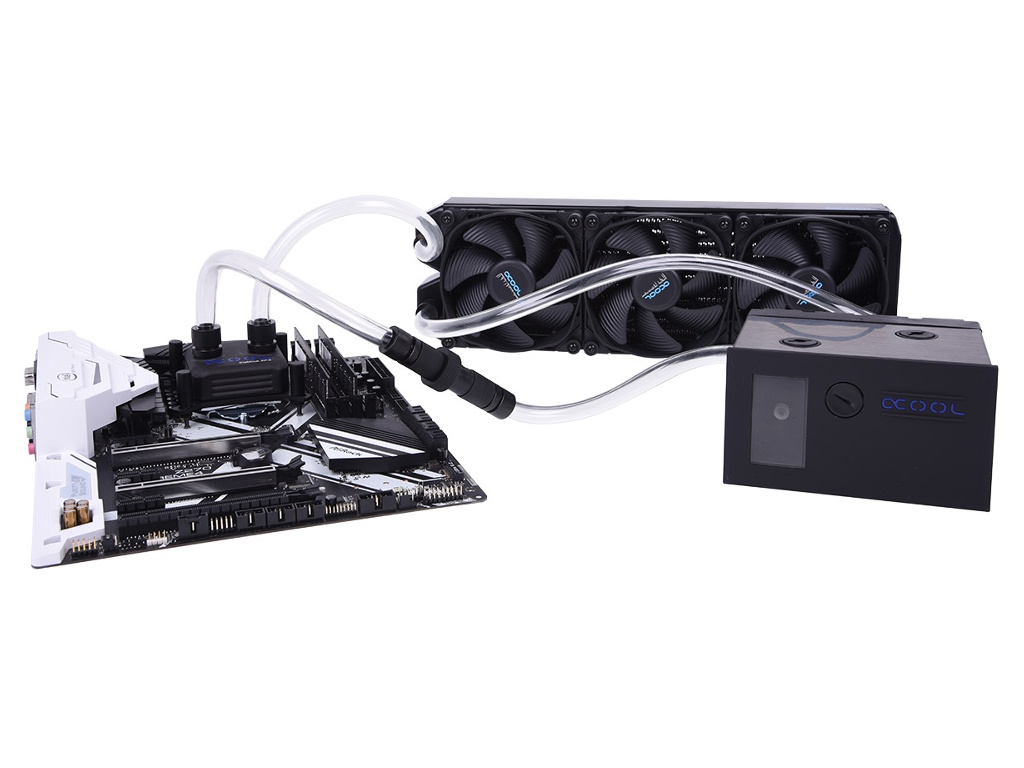 Водяное охлаждение Alphacool Eissturm Blizzard 45 3x120mm 11473