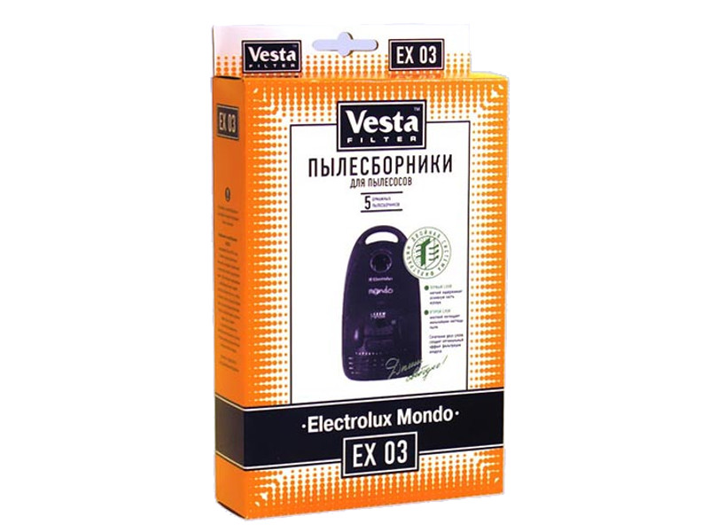 Комплект пылесборников Vesta Filter EX 03