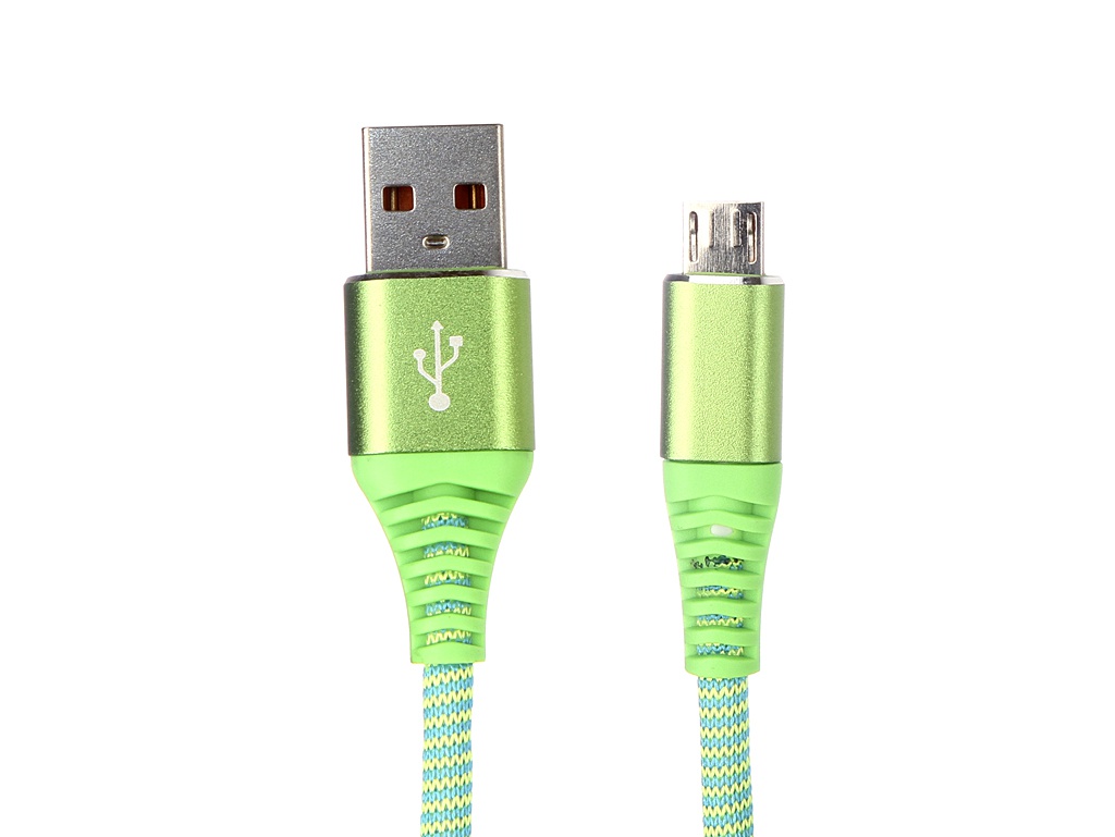 Аксессуар Liberty Project USB - Micro USB Носки 1m Green 0L-00038881