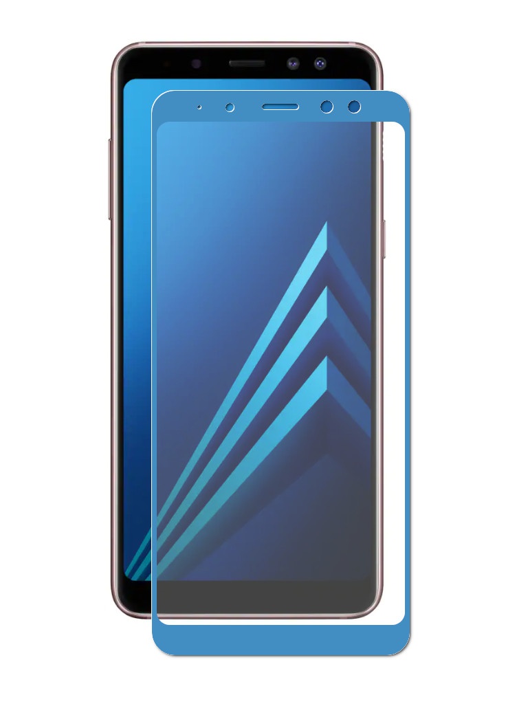 Аксессуар Защитное стекло для Samsung Galaxy A8 Plus 2018 A730 Zibelino TG 5D Blue ZTG-5D-SAM-A730-BLU крем 5d