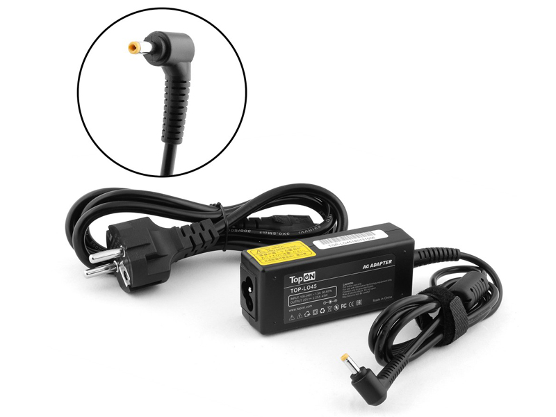 Блок питания TopON TOP-L045 20V 2.25A 4.0x1.7mm 45W для Lenovo Yoga 310/510/710/IdeaPad 100/B50 Series, TOP-L045
Блок питания TopON TOP-L045 20V 2.25A 4.0x1.7mm 45W для Lenovo Yoga 310/510/710/IdeaPad 100/B50 Series, TOP-L045