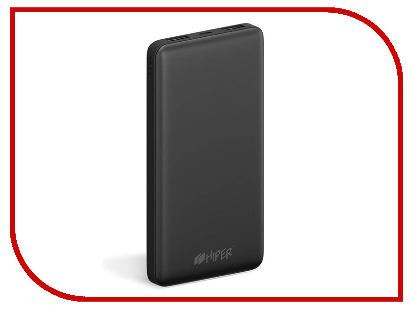 Аккумулятор Hiper Power Bank ST10000 10000mAh Black, ST10000 Black 
Аккумулятор Hiper Power Bank ST10000 10000mAh Black, ST10000 Black