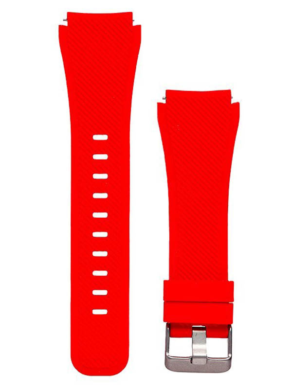 фото Аксессуар Ремешок для Samsung Gear S3 Frontier/Gear S3 Classic/Galaxy Watch 46mm Activ Silicone Red 93089
