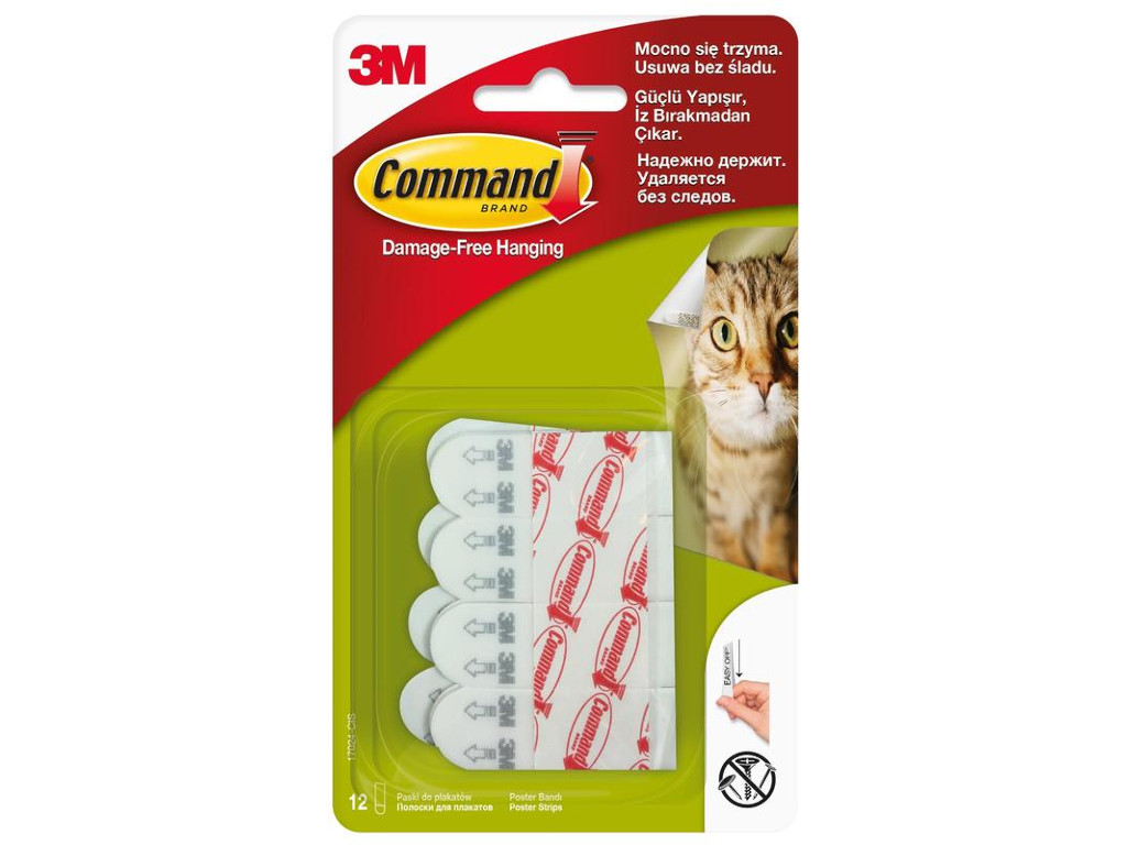 Полоски монтажные Command 12шт 131622