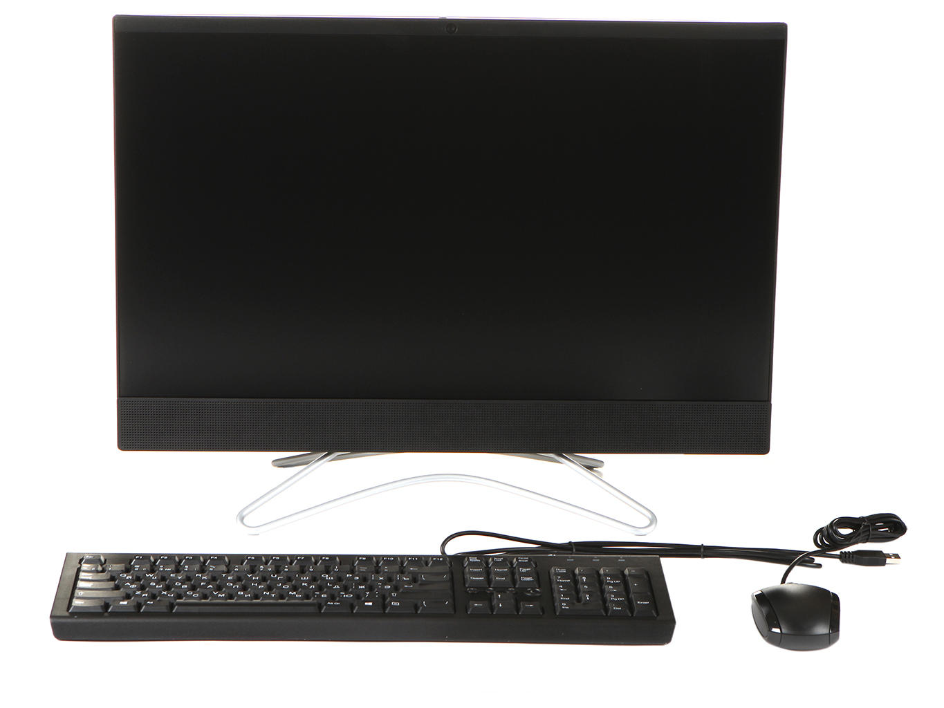Моноблок HP 24-f0010ur AiO Black 4HC55EA (AMD A9-9425 3.7 GHz/4096Mb/1Tb/No ODD/Radeon 520 2048Mb/Wi-Fi/Bluetooth/Cam/23.8/1920x1080/Windows 10)
