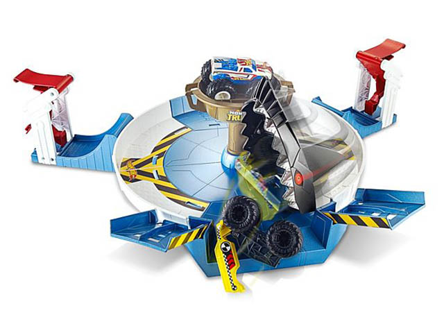 Автотрек Mattel Hot Wheels Монстр трак Поединок с акулой FYK14