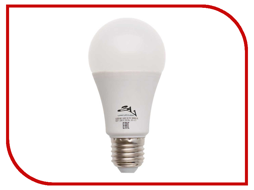 Лампочка 3L Long Life Lamp LED A60 E27 10W 220-240V 4000K 580-640Lm Cold Light, LED-3L A60ZB-10W E27 4000K
Лампочка 3L Long Life Lamp LED A60 E27 10W 220-240V 4000K 580-640Lm Cold Light, LED-3L A60ZB-10W E27 4000K