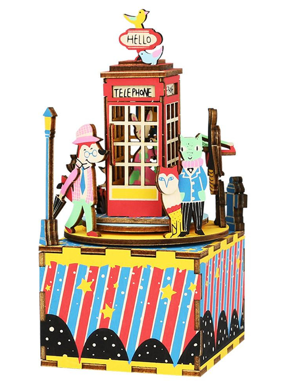 Конструктор DIY House Музыкальная шкатулка Phone Booth AM401, Музыкальная шкатулка Phone Booth AM401
Конструктор DIY House Музыкальная шкатулка Phone Booth AM401, Музыкальная шкатулка Phone Booth AM401