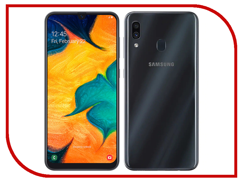 Сотовый телефон Samsung SM-A305F Galaxy A30 Black