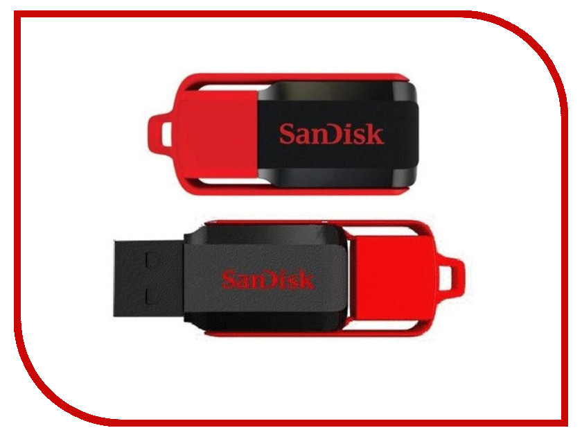 USB Flash Drive (флешка) Cruzer Switch  USB Flash Drive 16Gb - SanDisk Cruzer Switch SDCZ52-016G-B35