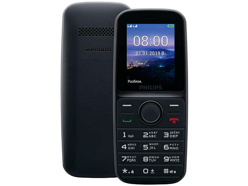 Сотовый телефон Philips Xenium E109 Black